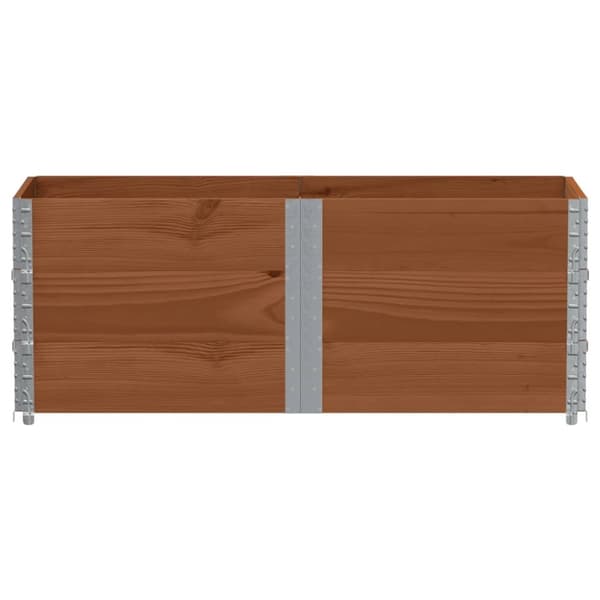 Odlingslåda brun 150x50 cm massiv furu