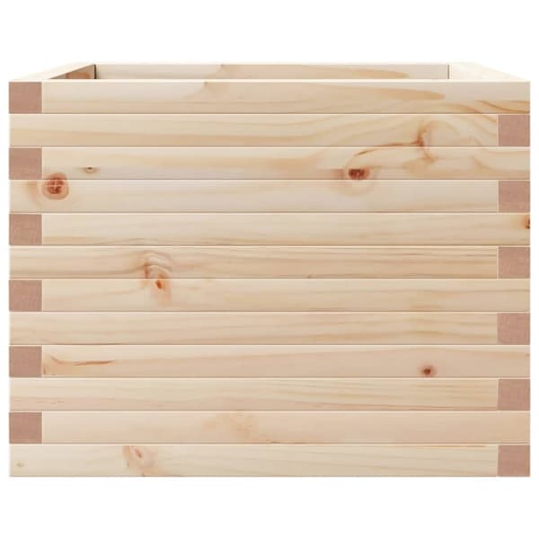 Odlingslåda 60x60x46 cm massivt furuträ