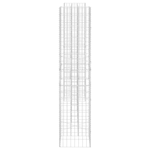 Planteringsgabion H-formad stål 260x40x200 cm