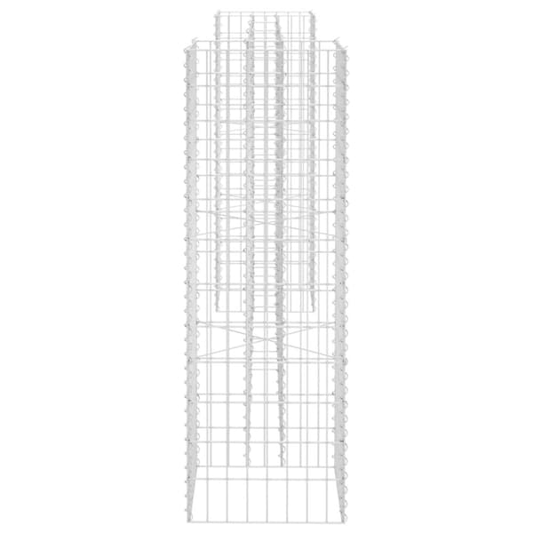 Planteringsgabion H-formad stål 260x40x120 cm