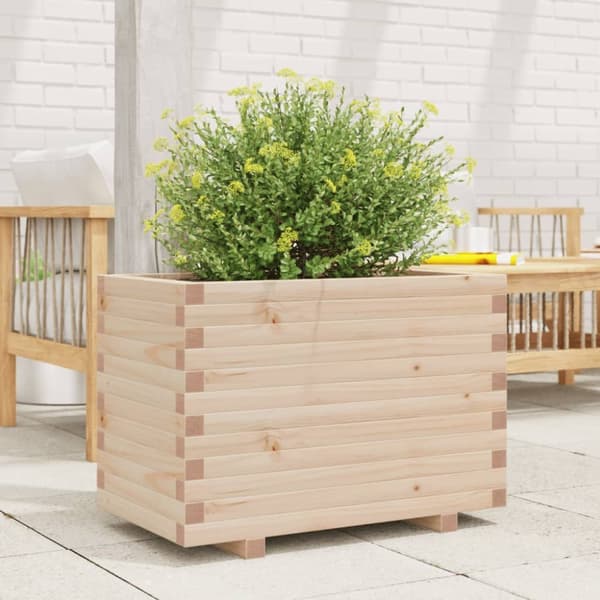 Odlingslåda 70x40x49,5 cm massivt furuträ