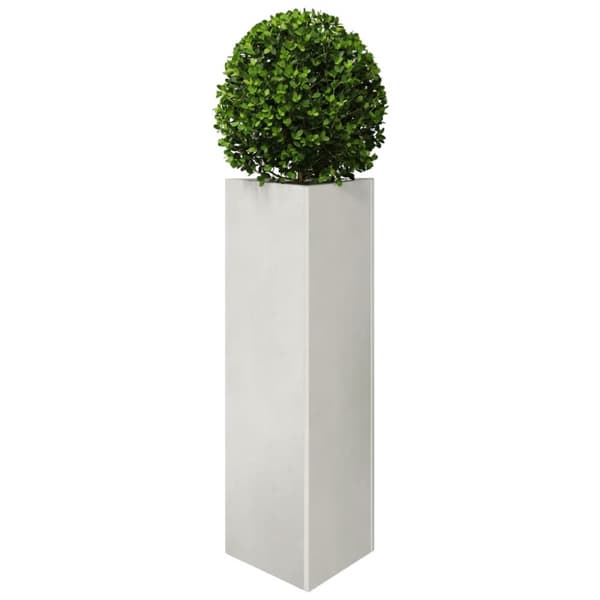 Odlingslådor 2 st triangulär 30x26x75 cm rostfritt stål