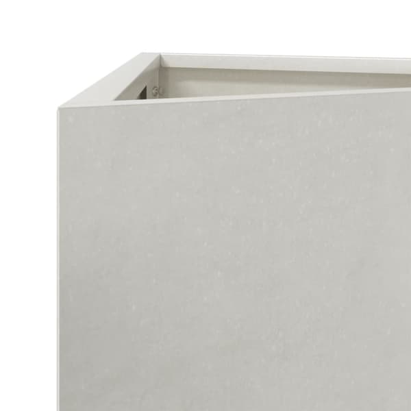 Odlingslådor 2 st triangulär 30x26x75 cm rostfritt stål
