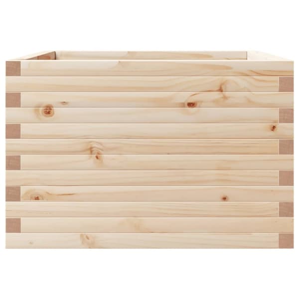 Odlingslåda 70x70x46 cm massivt furuträ