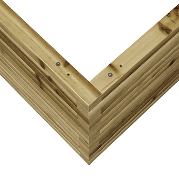Odlingslåda 80x80x45,5 cm impregnerat furu