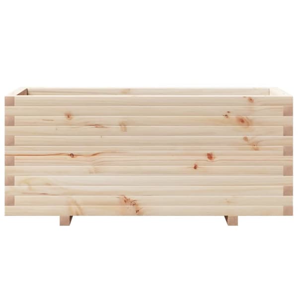 Odlingslåda 110x40x49,5 cm massivt furuträ