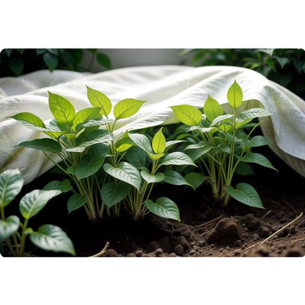 Beklædning agrotekstil 2000 cm x 160 cm Plonos - hvid