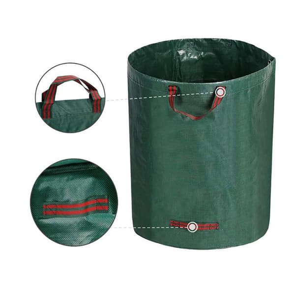 Rymlig lövsäck i hållbart PP-material, 500 liter
