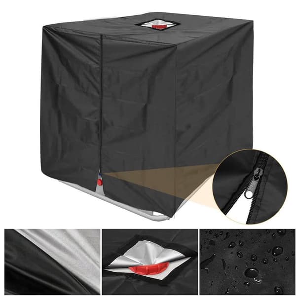 Vedenkestävä kansi 1000L IBC-säiliölle oxford-kankaasta