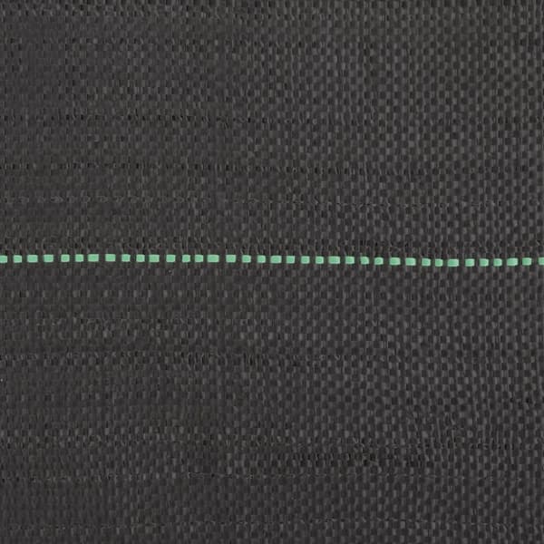 Ogräsmatta svart 0,5x25 m PP