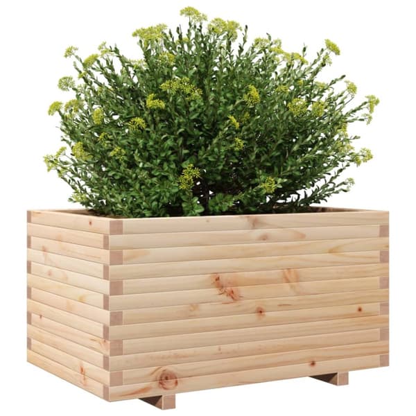 Odlingslåda 90x60x49,5 cm massivt furuträ