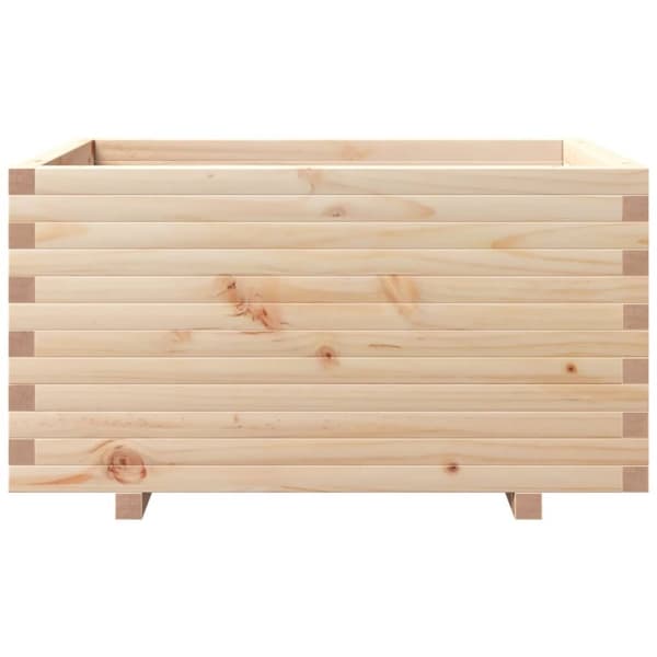 Odlingslåda 90x60x49,5 cm massivt furuträ
