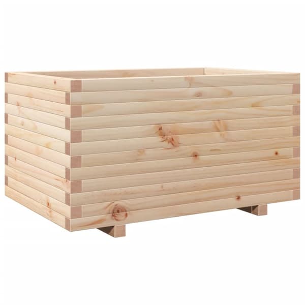 Odlingslåda 90x60x49,5 cm massivt furuträ