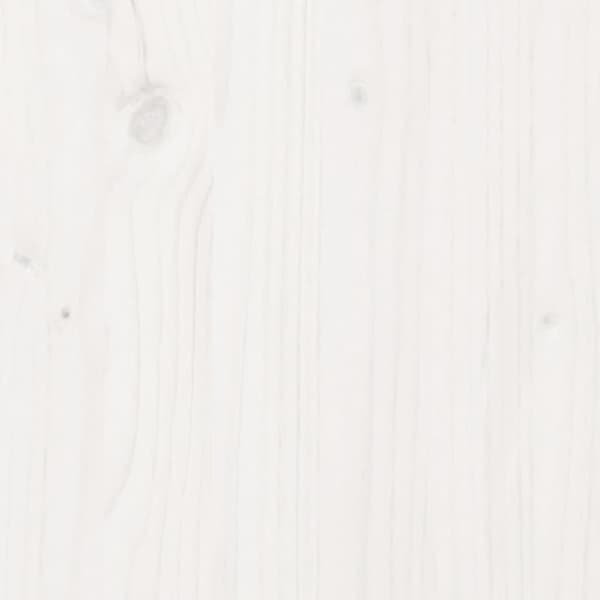 Odlingslåda vit 90x40x49,5 cm massiv furu