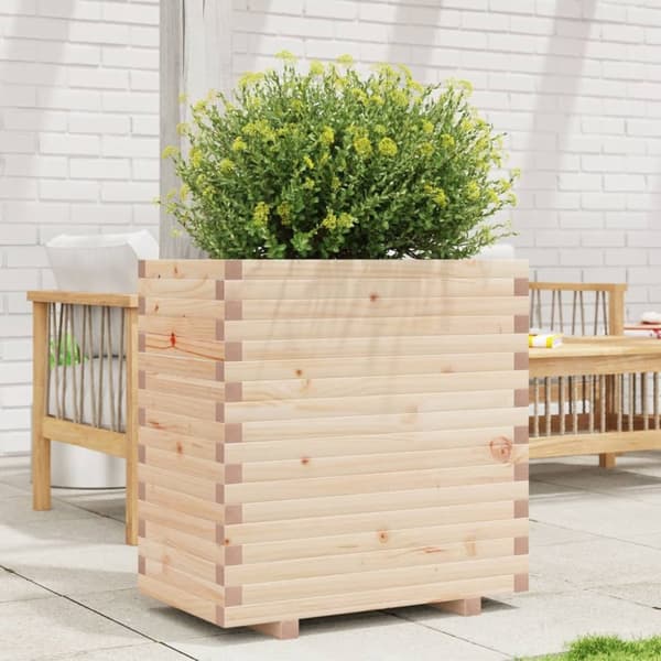 Odlingslåda 70x40x72,5 cm massivt furuträ