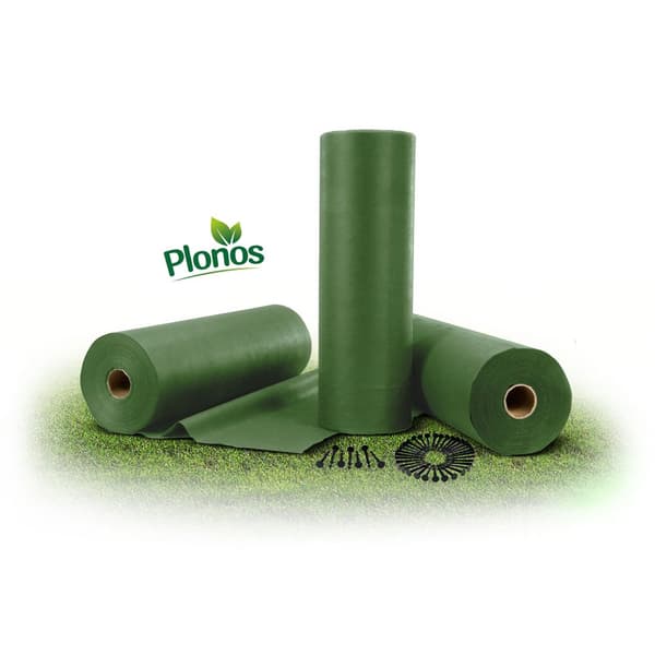 Trädgårdsagrotextil 1,6 mx 100 m 90 g/m2 + 100 Plonos stift - grön