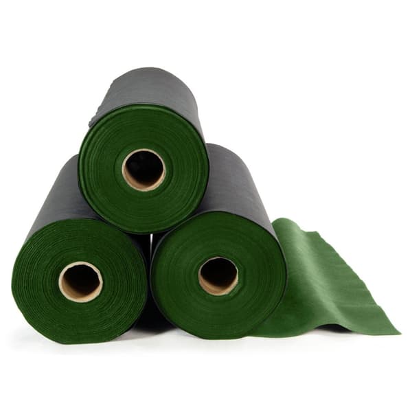 Trädgårdsagrotextil 1,6 mx 100 m 90 g/m2 + 100 Plonos stift - svart-grön