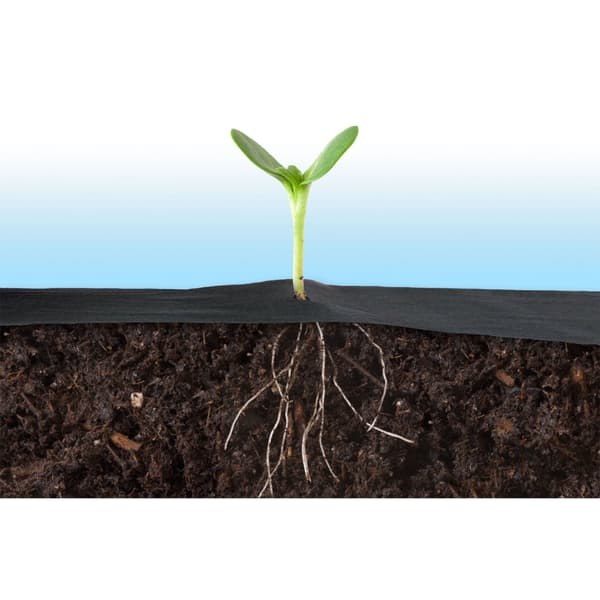 Have agrotekstil 1,6 mx 50 m 90 g/m2 + 100 Plonos stifter - sort