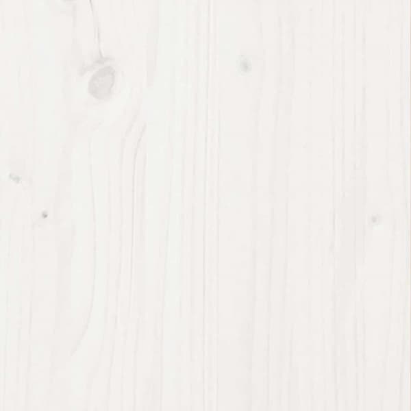 Odlingslådor vit 80x80x46 cm massiv furu