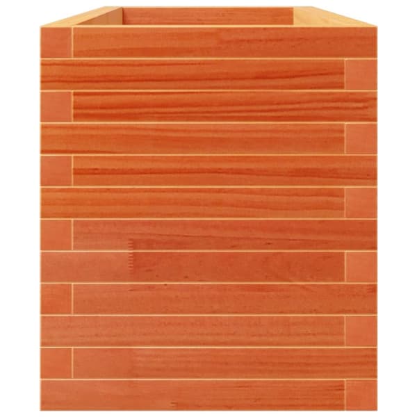 Odlingslåda vaxbrun 110x40x49,5 cm massiv furu