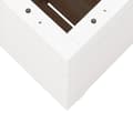 Miniatyrbild 8 av 10: Odlingslåda 50x50x72,5 cm vit massiv furu