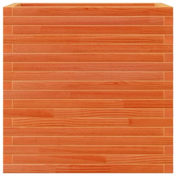 Odlingslåda vaxbrun 70x40x68,5 cm massiv furu