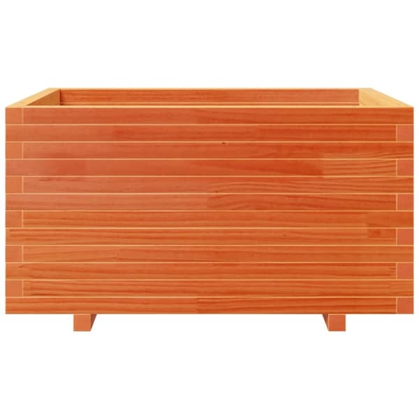 Odlingslåda vaxbrun 90x60x49,5 cm massiv furu