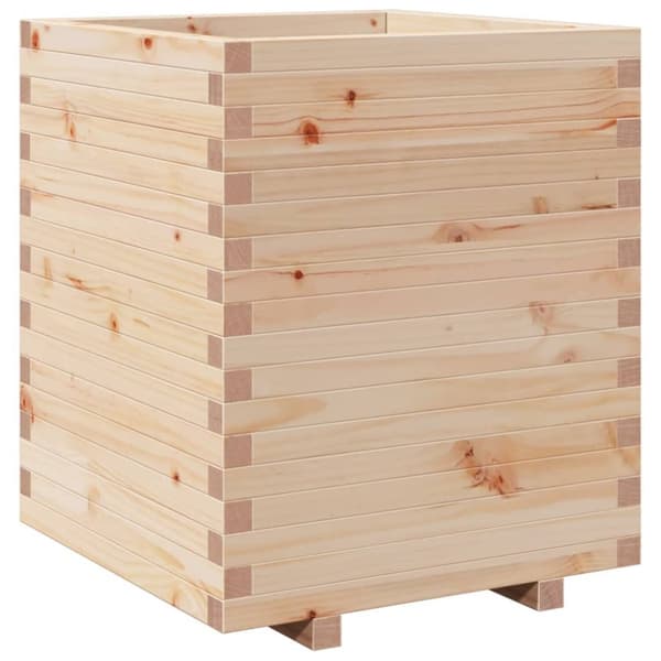 Odlingslåda 60x60x72,5 cm massivt furuträ