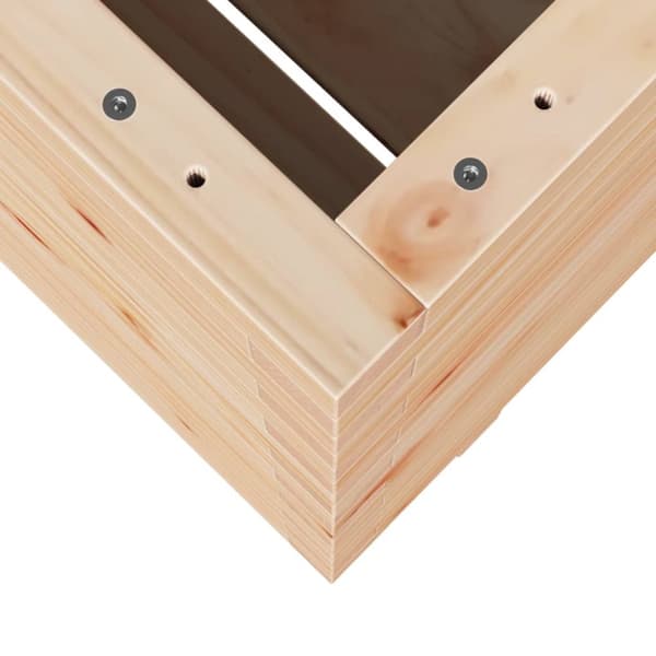 Odlingslåda 60x60x72,5 cm massivt furuträ