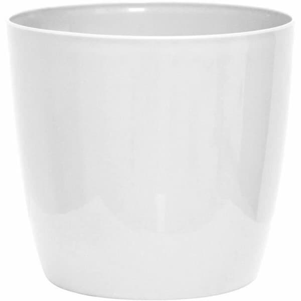 Urtepotte Garden ID Hvid Skinnende 30 x 27 cm