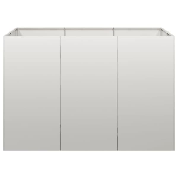 Planteringskärl 120x80x80 cm rostfritt stål