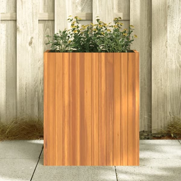 Odlingslåda 55 x 23,5 x 30,5 cm massivt akaciaträ