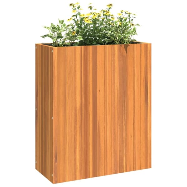 Odlingslåda 55 x 23,5 x 30,5 cm massivt akaciaträ