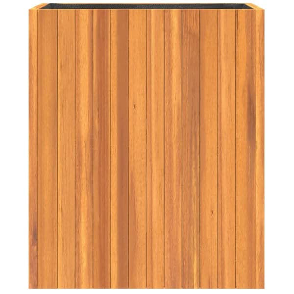 Odlingslåda 55 x 23,5 x 30,5 cm massivt akaciaträ