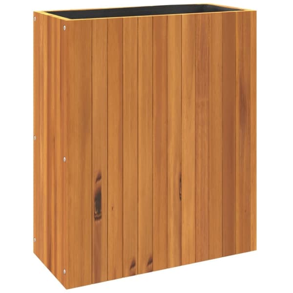 Odlingslåda 55 x 23,5 x 30,5 cm massivt akaciaträ