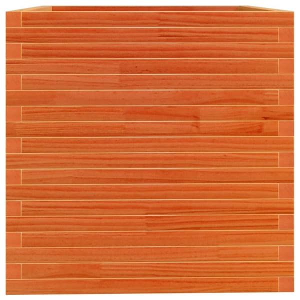 Odlingslåda vaxbrun 70x70x72,5 cm massiv furu