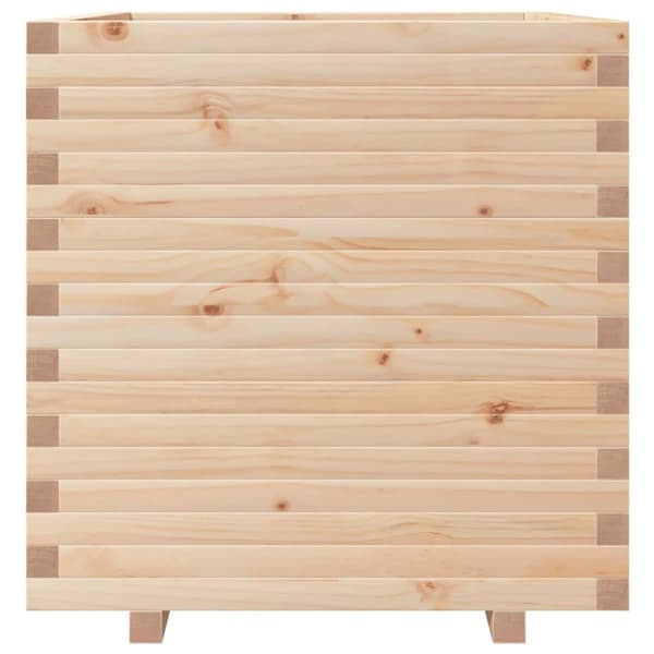 Odlingslåda 70x70x72,5 cm massivt furuträ