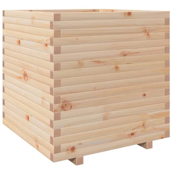 Odlingslåda 70x70x72,5 cm massivt furuträ