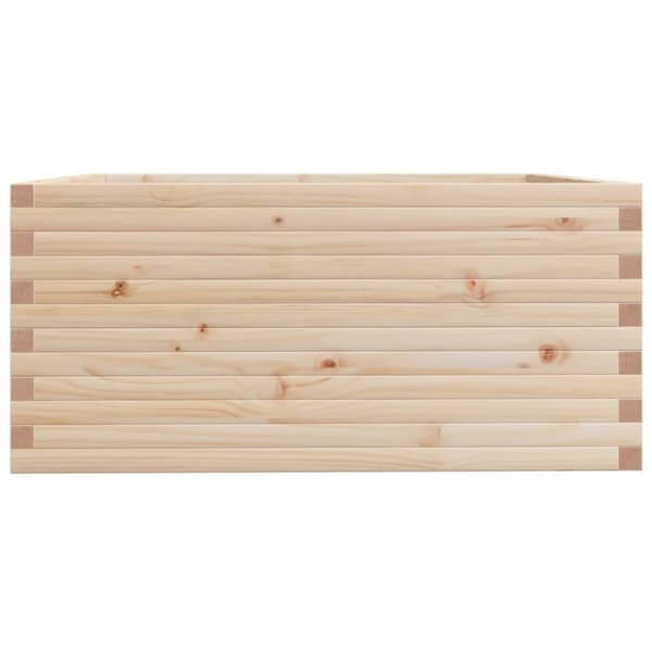 Odlingslåda 100x100x49,5 cm massivt furuträ