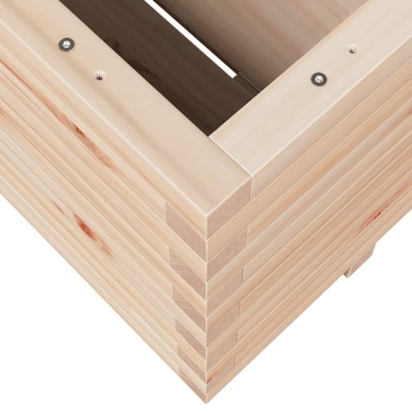 Odlingslåda 100x100x49,5 cm massivt furuträ