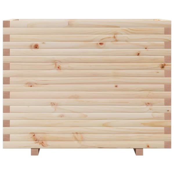 Odlingslåda 90x60x72,5 cm massivt furuträ
