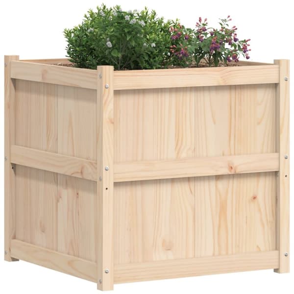 Odlingslåda 70x70x70 cm massiv furu