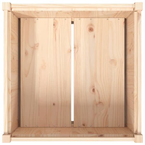 Odlingslåda 70x70x70 cm massiv furu