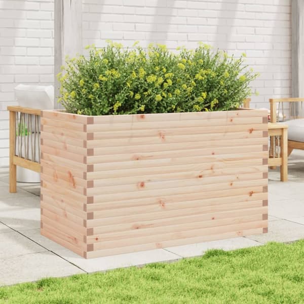 Odlingslåda 110x60x68,5 cm massivt furuträ