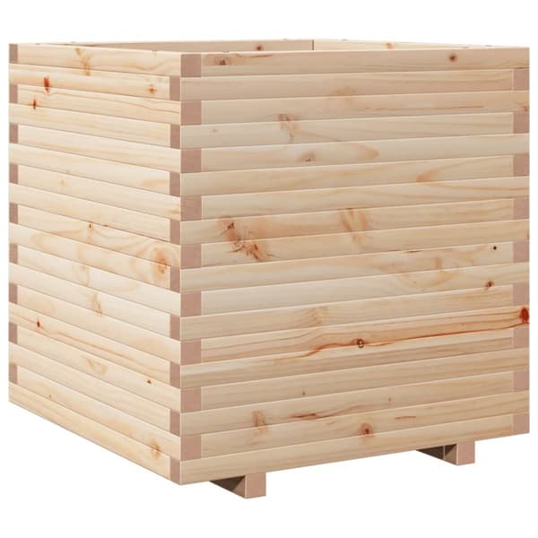 Odlingslåda 80x80x72 cm massivt furuträ