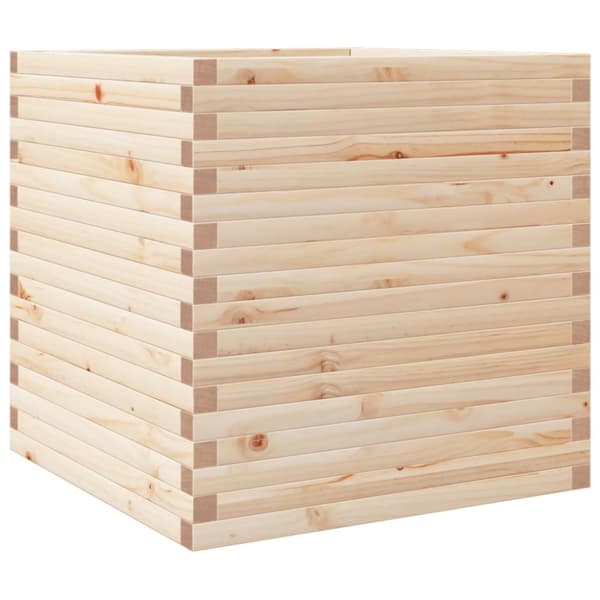Odlingslåda 70x70x68,5 cm massivt furuträ