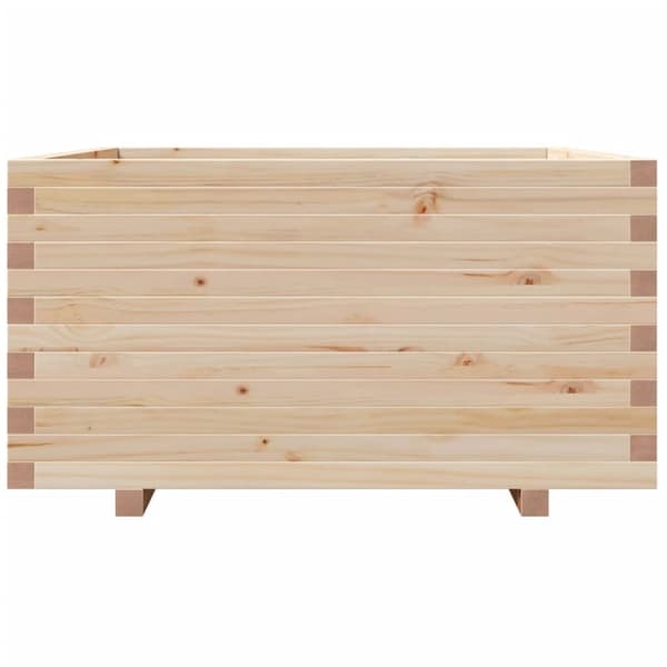 Odlingslåda 90x90x49,5 cm massivt furuträ