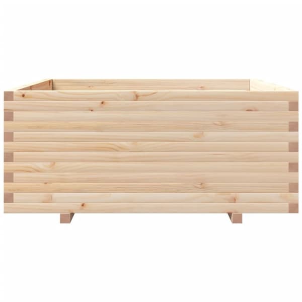 Odlingslåda 110x110x49,5 cm massivt furuträ