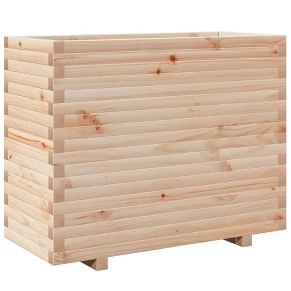 Odlingslåda 90x40x72,5 cm massivt furuträ