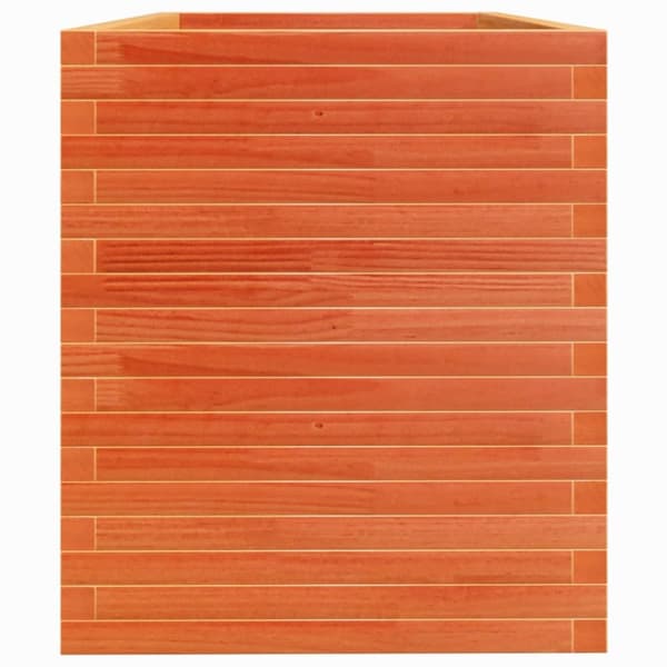 Odlingslåda vaxbrun 110x60x68,5 cm massiv furu